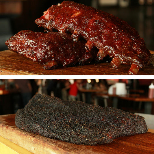 Sliced Brisket + Baby Back Ribs For 6-8
