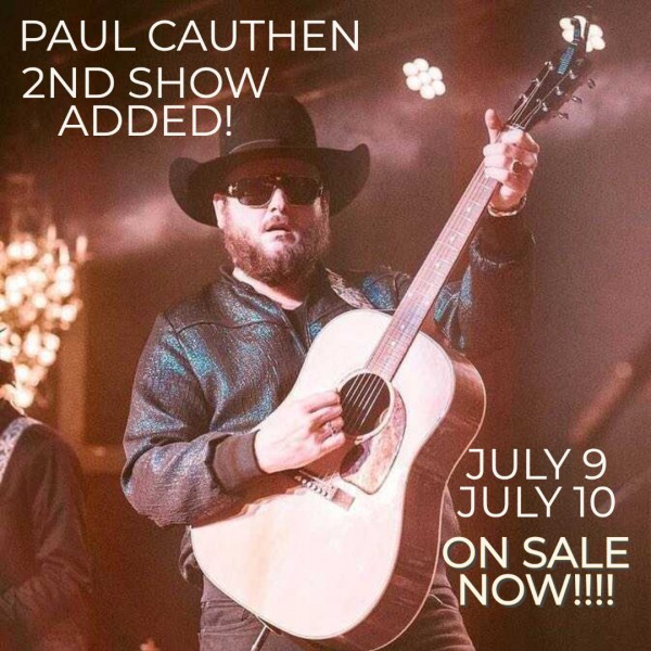 Paul Cauthen (2nd Show Added!)